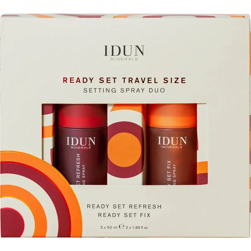 IDUN MineralsSetting Spray Travel Size Duo 100 ml Flash-Tarjous