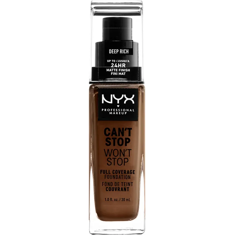 NYX Professional MakeupCan‘t Stop Won‘t Stop FoundationDeep rich 30 ml Uusi Kokoelma