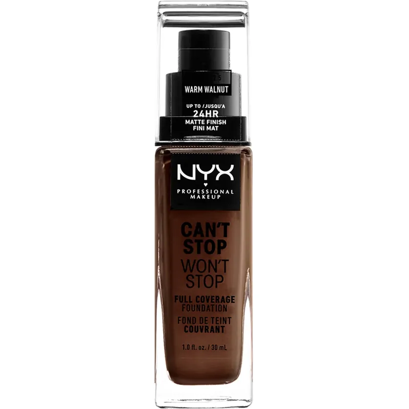 NYX Professional MakeupCan‘t Stop Won‘t Stop FoundationWarm walnut 30 ml Uusi Kokoelma