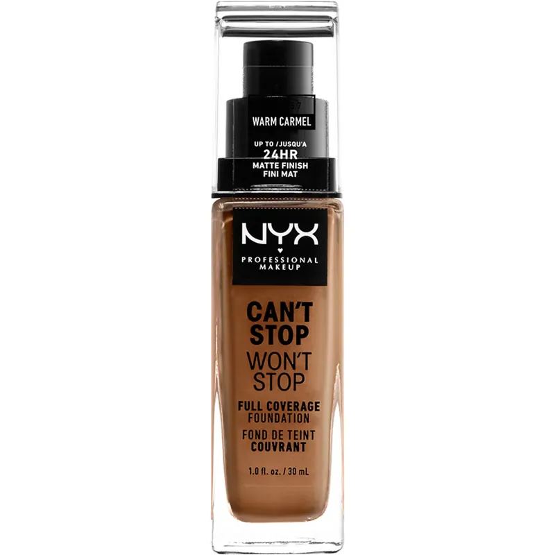 NYX Professional MakeupCan‘t Stop Won‘t Stop FoundationWarm carmel 30 ml Vain Tänään