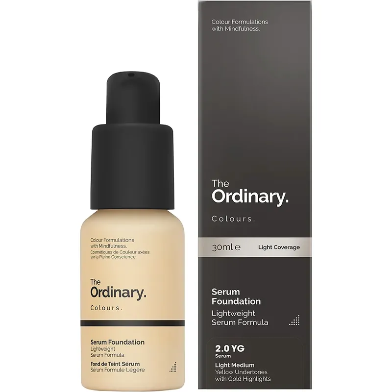 Halpa The OrdinarySerum Foundation2.0 Yg Light Medium Yellow Gold
