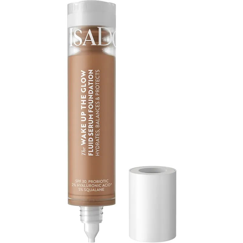 Uusi Kokoelma IsaDoraWake Up the Glow Fluid Serum Foundation7N 30 ml