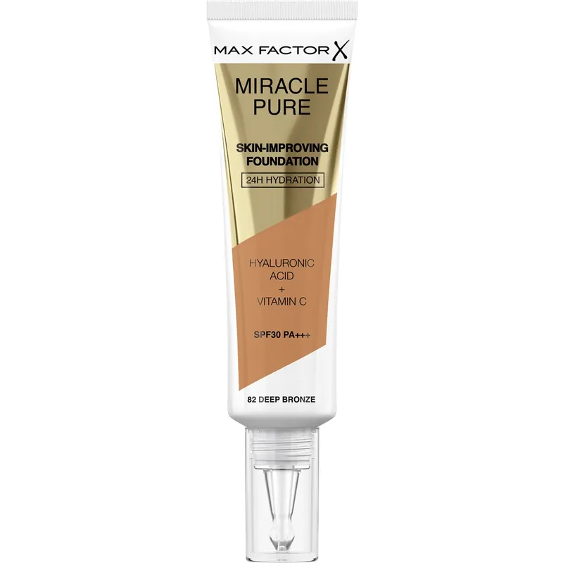 Max FactorMiracle Pure Foundation82 Deep Bronze 30 ml Tarjoushinta