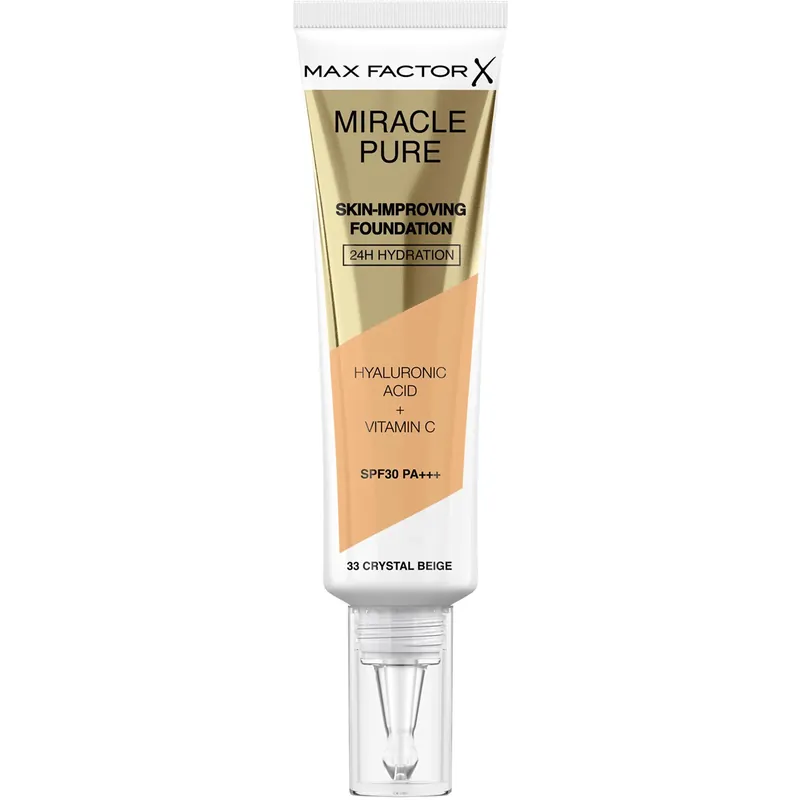Flash-Tarjous Max FactorMiracle Pure Foundation33 Crystal Beige 30 ml