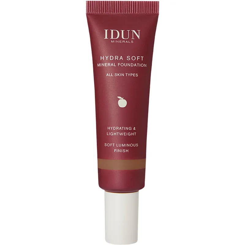 Poisto IDUN MineralsHydra Soft Mineral FoundationHilda Medium brown neutral 30 ml
