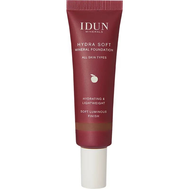 IDUN MineralsHydra Soft Mineral FoundationYrsa Dark brown neutral 30 ml Tarjoushinta