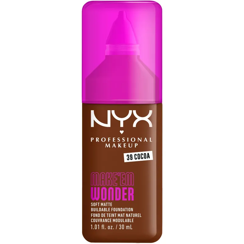 NYX Professional MakeupMake Em Wonder Foundation39 Cocoa 30 ml Eniten Myyty