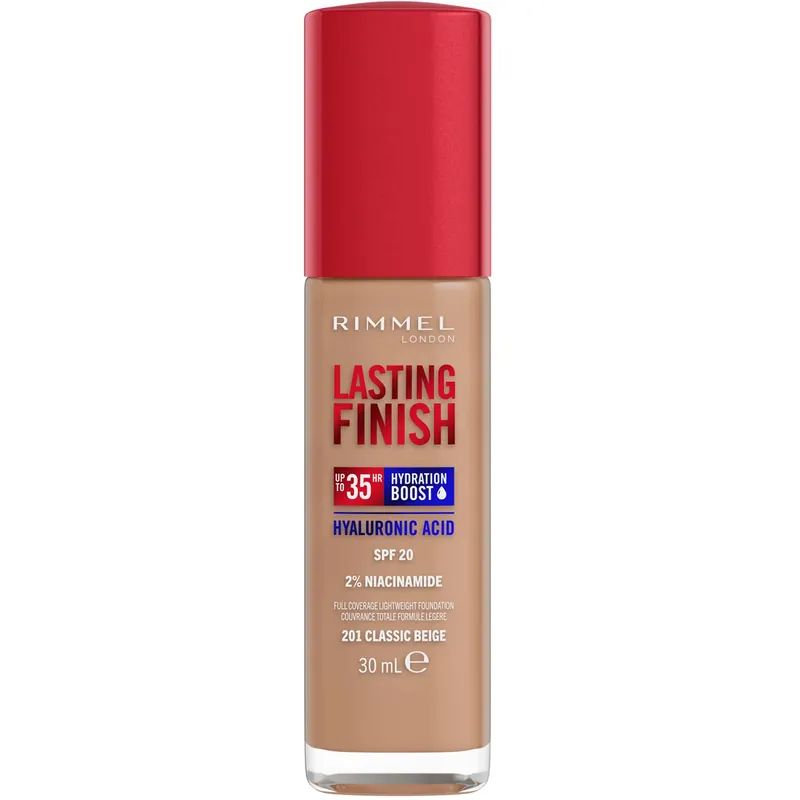 Alkuperäinen Rimmel LondonClean Lasting Finish Foundation201 Classic Beige 30 ml