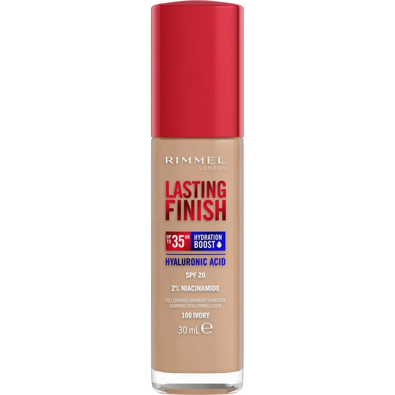 Rimmel LondonClean Lasting Finish Foundation100 Ivory 30 ml Uutuus
