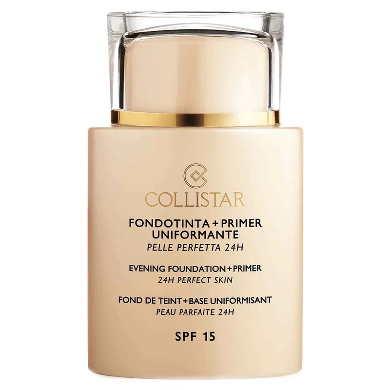 Uusi Kokoelma CollistarEvening Foundation + Primer SPF15 24h Perfect SkinAvorio 35 ml