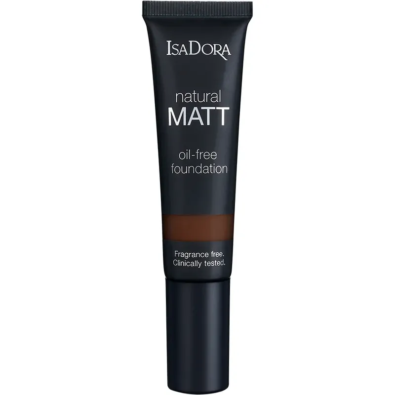 Poisto IsaDoraNatural Matt Oil-Free FoundationMatt Chestnut 35 ml