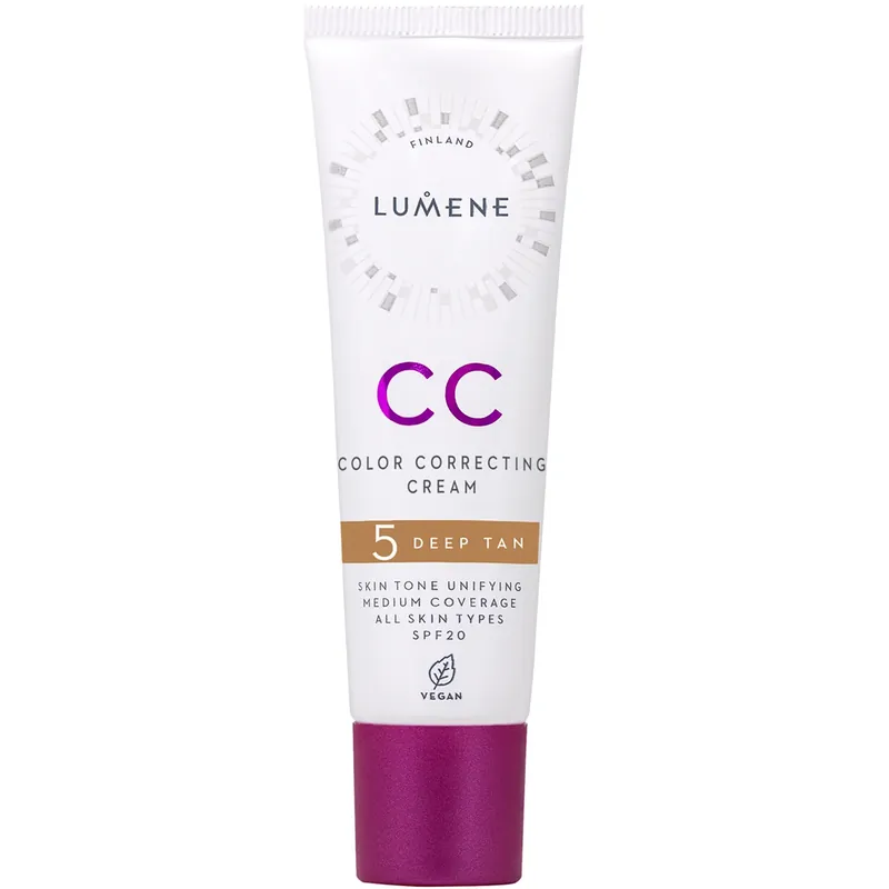 Ilmainen Palautus LumeneCC Color Correcting Cream SPF20Deep Tan 30 ml