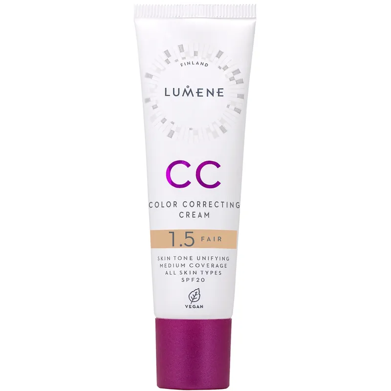Viikonlopputarjous LumeneCC Color Correcting Cream SPF20Fair 30 ml
