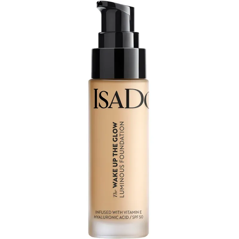 IsaDoraWake Up the Glow Foundation3W 30 ml Korkea Laatu