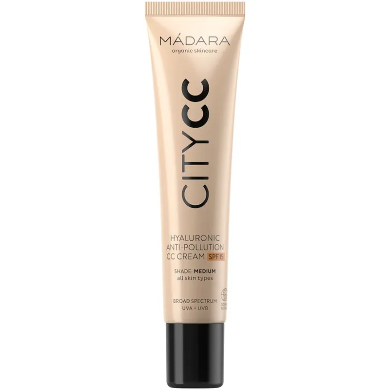 Sertifioitu MÁDARACity CC Hyaluronic Anti-pollution CC Cream SPF15Medium 40 ml