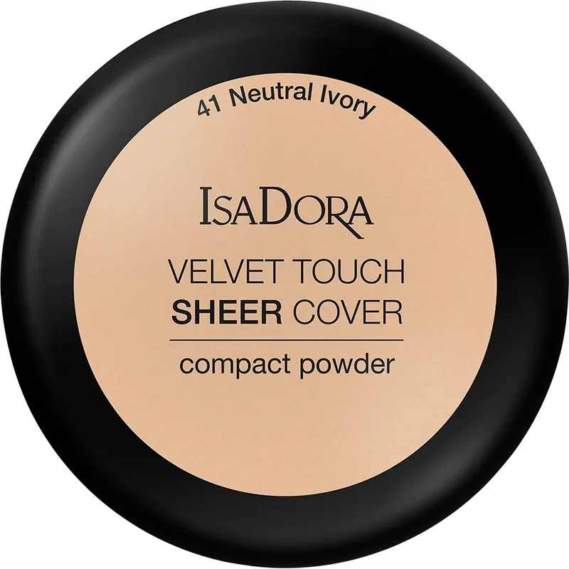 IsaDoraVelvet Touch Sheer Cover Compact PowderNeutral Ivory 10 g Alennettu Hinta