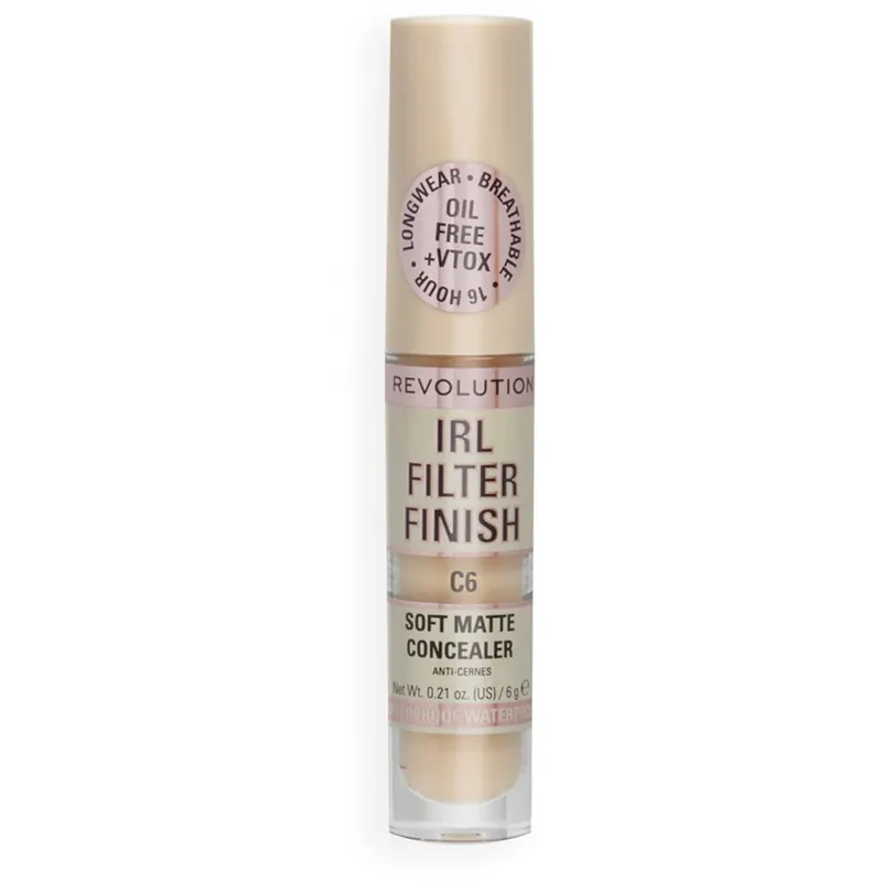 Makeup RevolutionIRL Filter Finish ConcealerC6 6 g Uusi Kokoelma