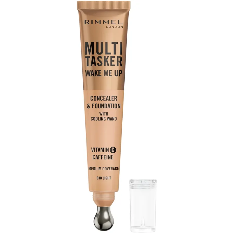 Rimmel LondonMulti Tasker Wake Me Up Concealer & FoundationLight 30 20 ml Edullinen