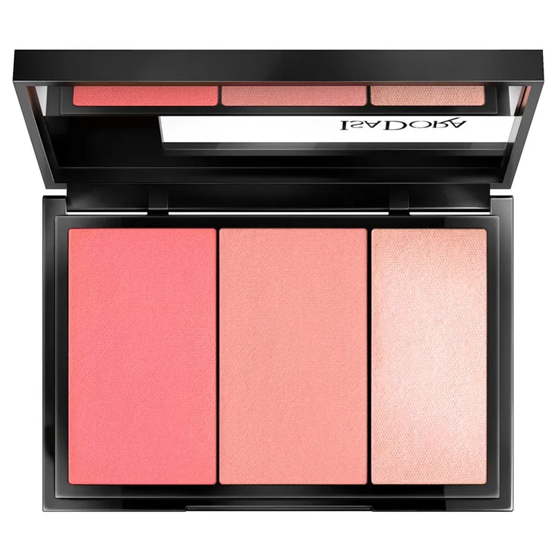Heti Saatavilla IsaDoraBlush Trio 3-in-1 PaletteCoral Silk 12 g