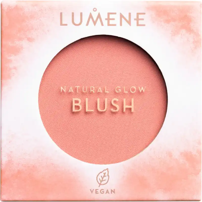 LumeneNatural Glow Blush1 Coral Glow 4 g Vain Rajoitetun Ajan