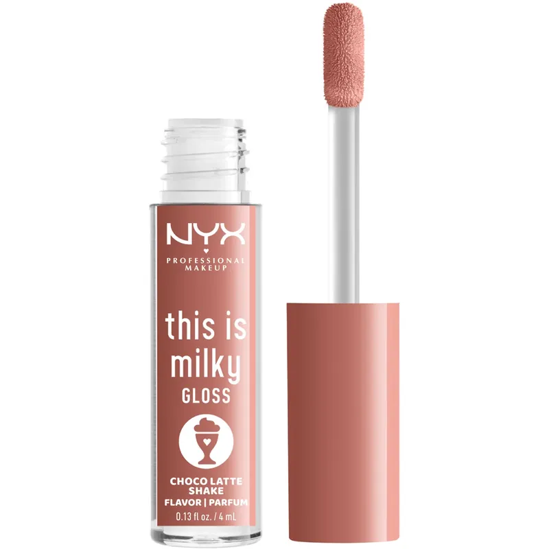 NYX Professional MakeupThis Is Milky Gloss Lip GlossChoco Latte Shake 19 4 ml Uusi Kokoelma