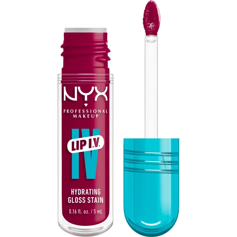 Vain Rajoitetun Ajan NYX Professional MakeupLip I.V. Hydrating Gloss Stain Lip gloss19 Magenta Mist 5 g
