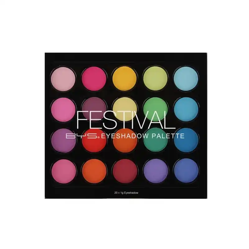Tukkuhinta BYS Luomiväripaletti FESTIVAL