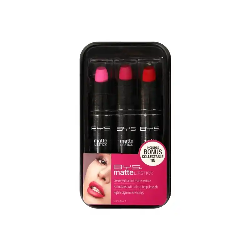 Vain Tänään BYS Huulipuna Matte Trio In Tin Berries