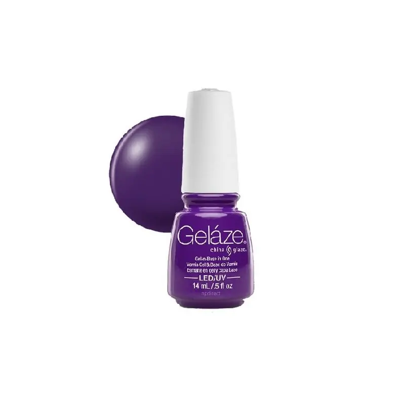 Suoraan Valmistajalta China Glaze Gelaze Geelilakka Plur-Ple 9,76ml
