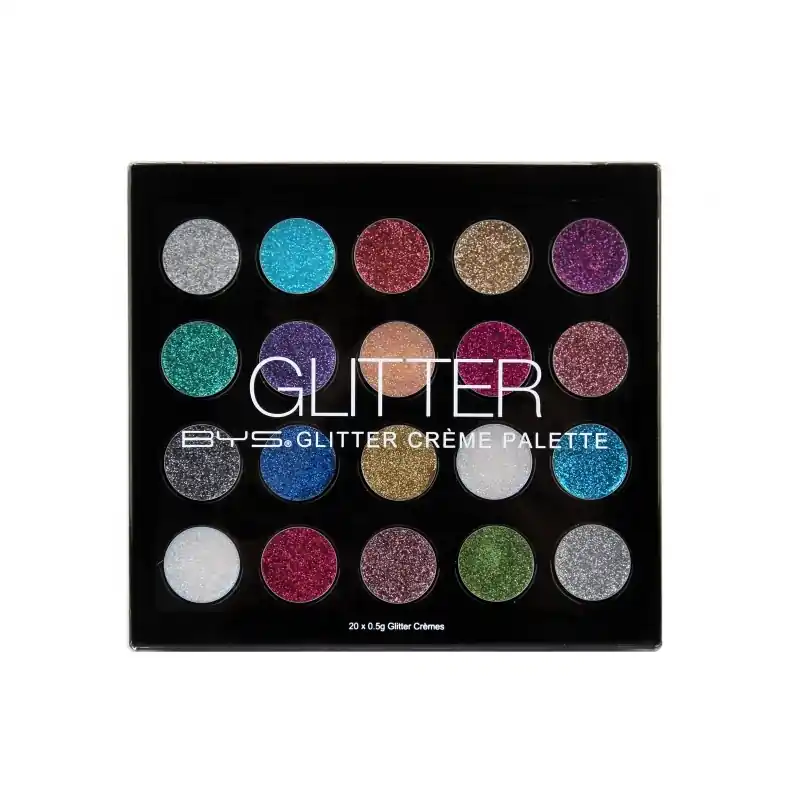 BYS Luomiväripaletti Glitter Creme Nopea Toimitus
