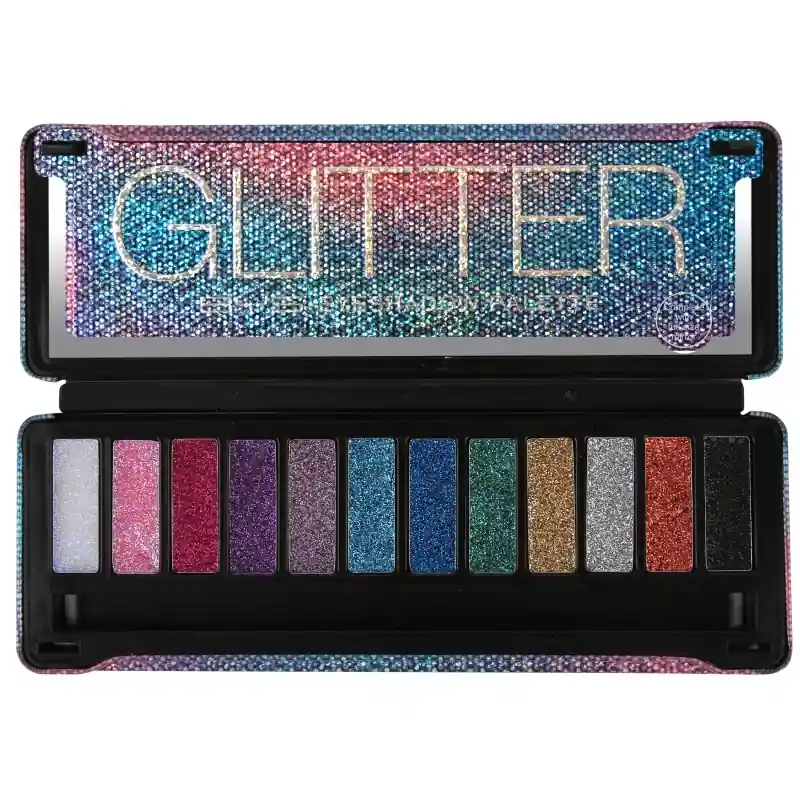 Suoraan Valmistajalta BYS Luomiväripaletti GLITTER