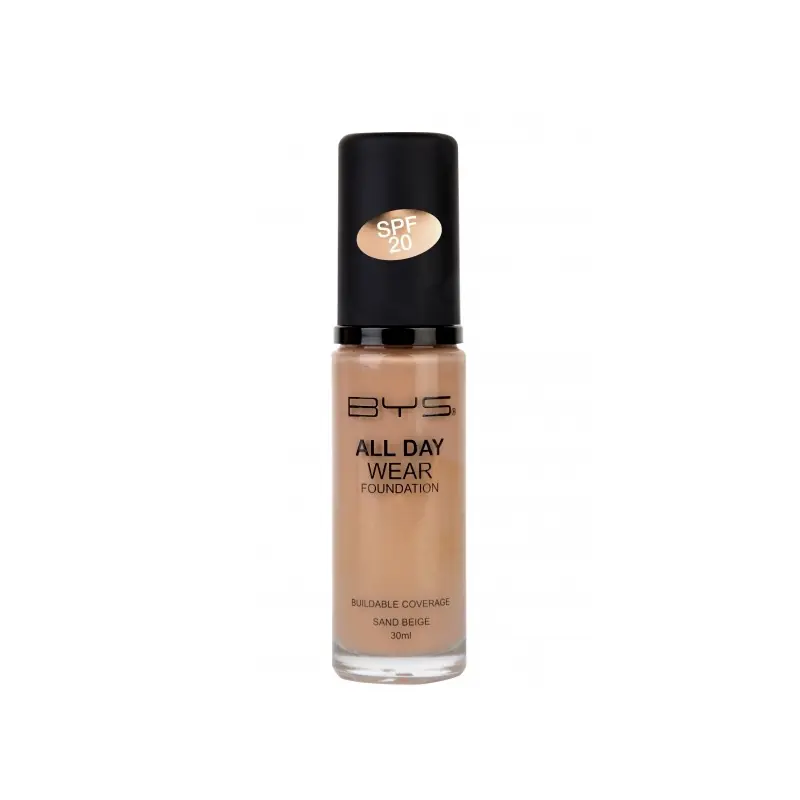 Uusi Malli BYS Meikkivoide All Day Wear Sand Beige 30ml