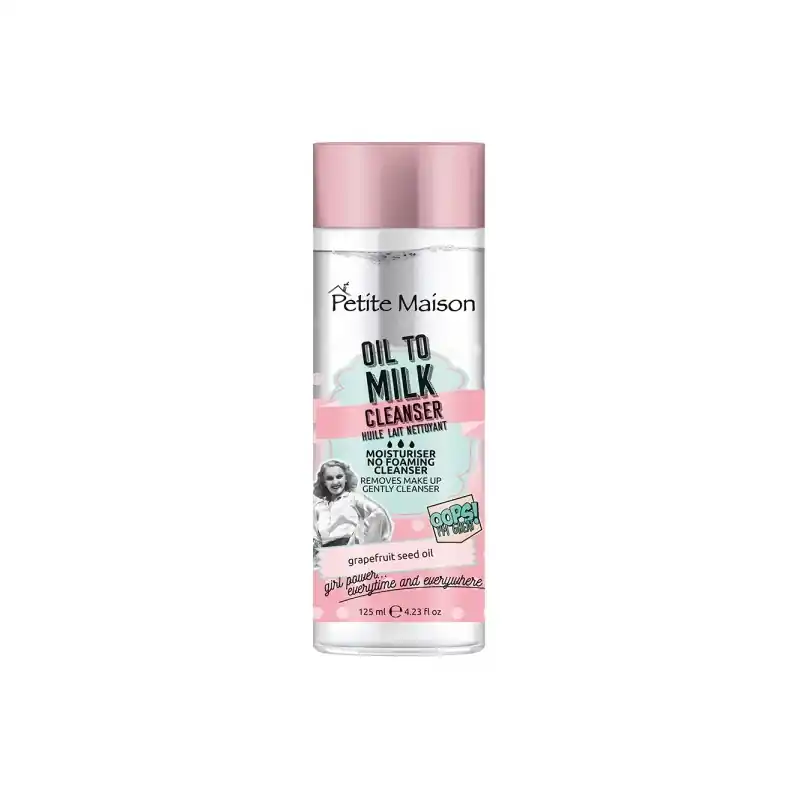 Viikonlopputarjous Petite Maison Oops I´m Great! Kasvojen puhdistusmaito 125ml