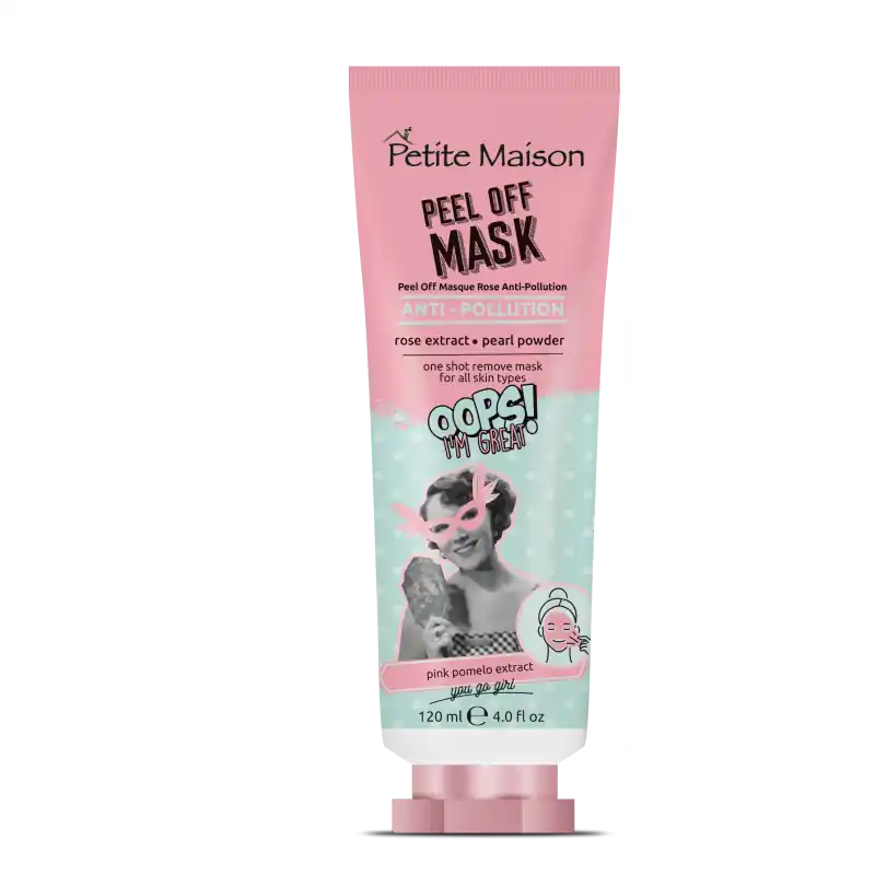 Nopea Toimitus Petite Maison Oops I`m Great! Kasvonaamio Anti Pollution Peel Off Pink 120ml