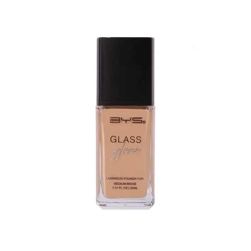Rajoitettu Tarjous BYS Meikkivoide Glass Glow Luminous Medium Beige 30ml