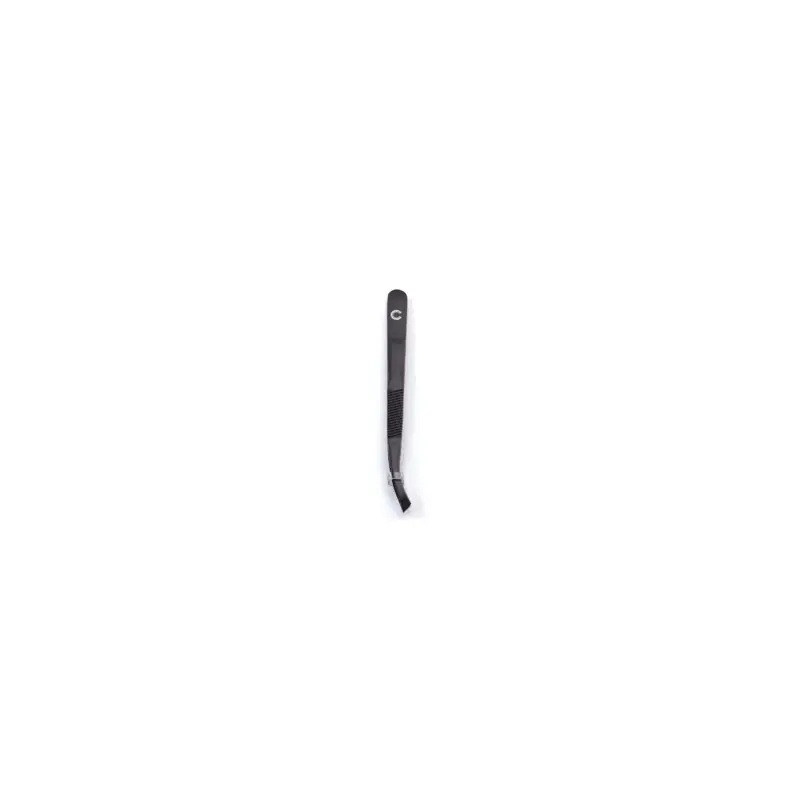 Basicare Pinsetit Curved Slant Tips Black Uutuus