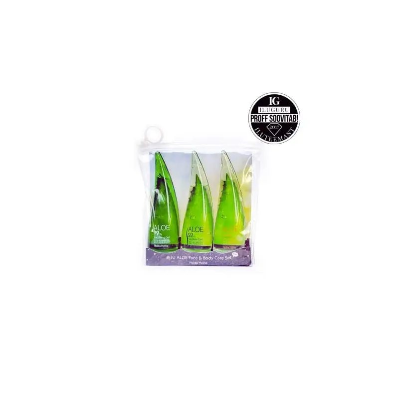 Asiakkaiden Suosikki Holika Holika Jeju Aloe Face And Bodycare Set 165ml
