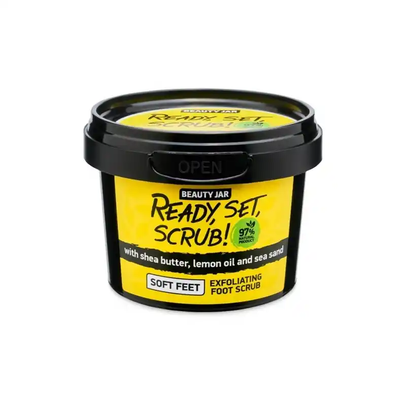 Sertifioitu Beauty Jar Jalkakuorinta Ready, Set, Scrub! 135g