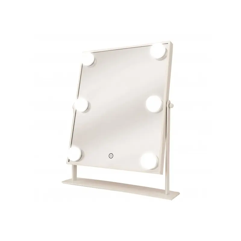 Danielle LED Hollywood Mirror with Bulbs White Meikkipeili 25x35cm Paras Hinta