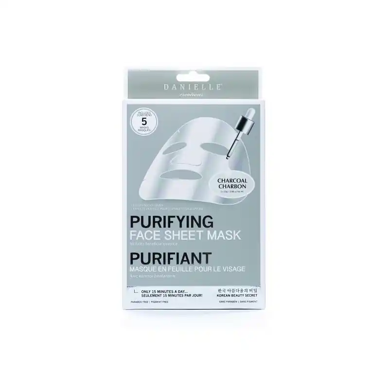 Danielle Charcoal Purifying Face Mask Kangasnaamio 5kpl Päivän Tarjous