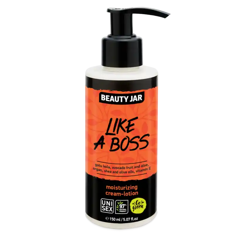 Beauty Jar Moisturizing body cream lotion LIKE A BOSS Vartalovoide 150ml Asiakkaiden Suosikki