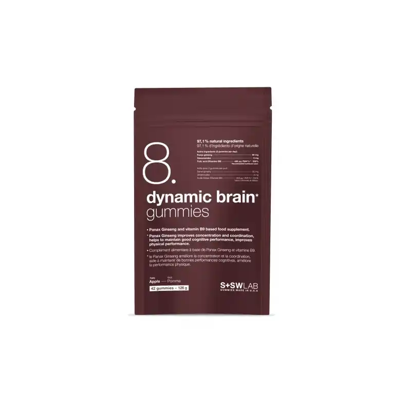 S+SWLAB Dynamic Brain Gummies 42pc Uusi Kokoelma