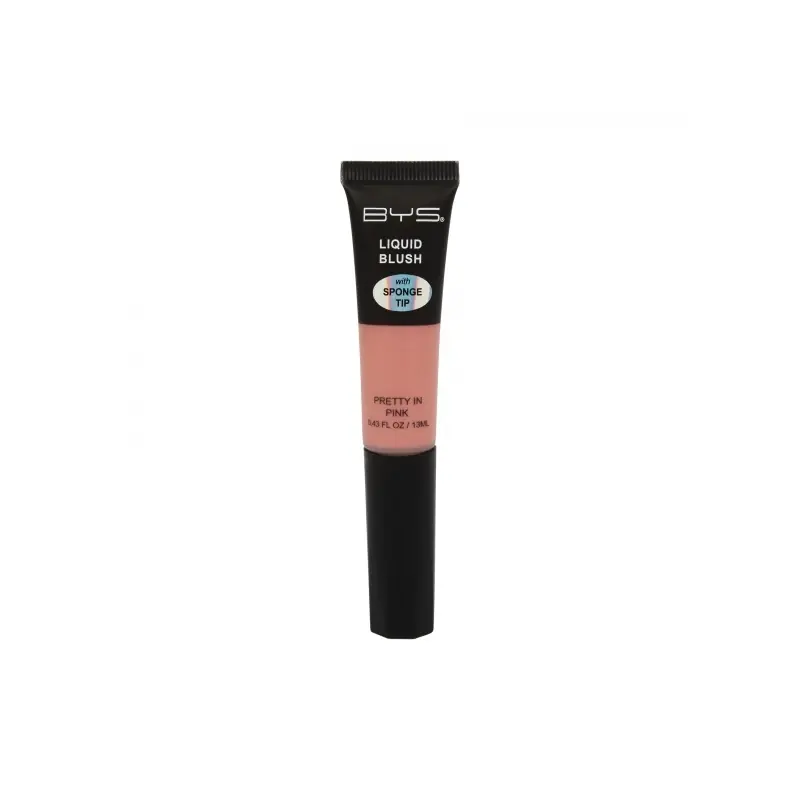 BYS Liquid Blush Tube With Sponge Pretty in Pink 13ml Osta Nyt