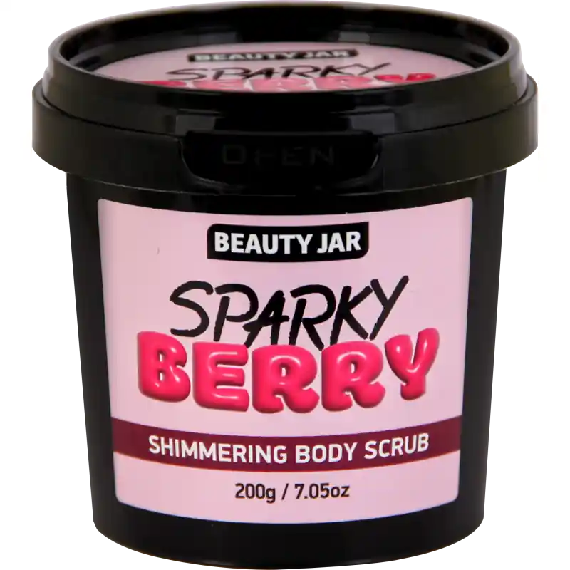 Korkea Laatu Beauty Jar Shimmering body scrub SPARKY BERRY 200g
