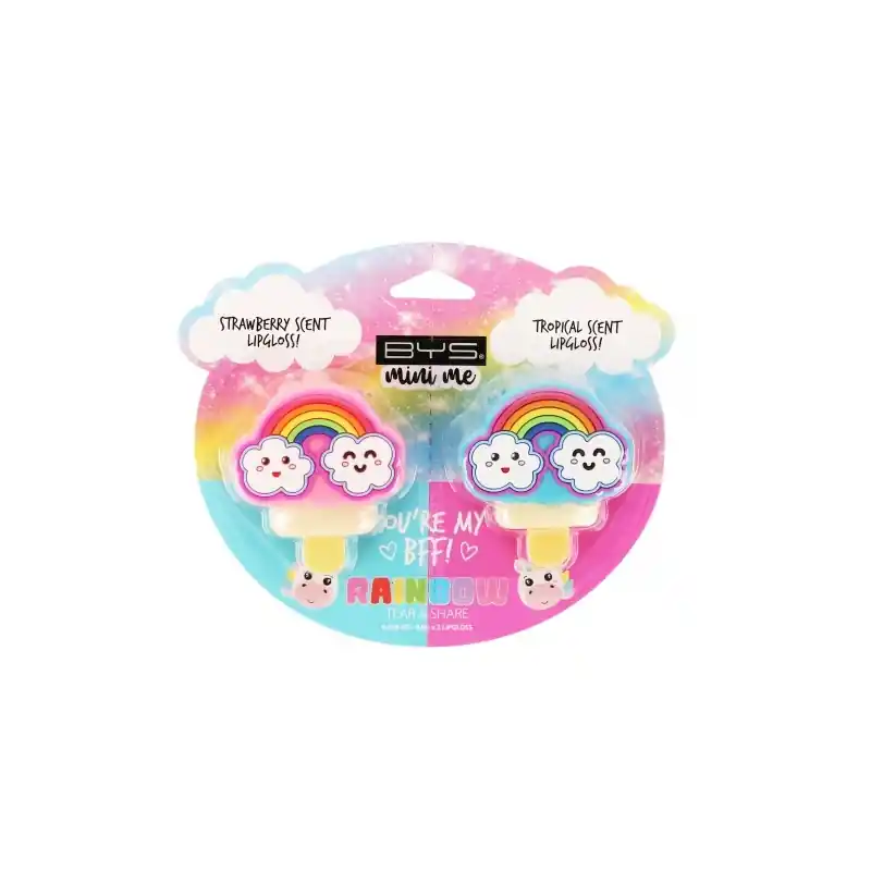 BYS MINI ME Lipgloss RAINBOW 2pc Flash-Tarjous