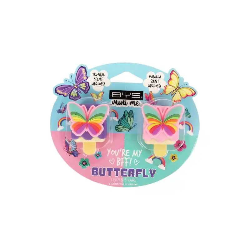 Heti Saatavilla BYS MINI ME Lipgloss BUTTERFLY 2pc