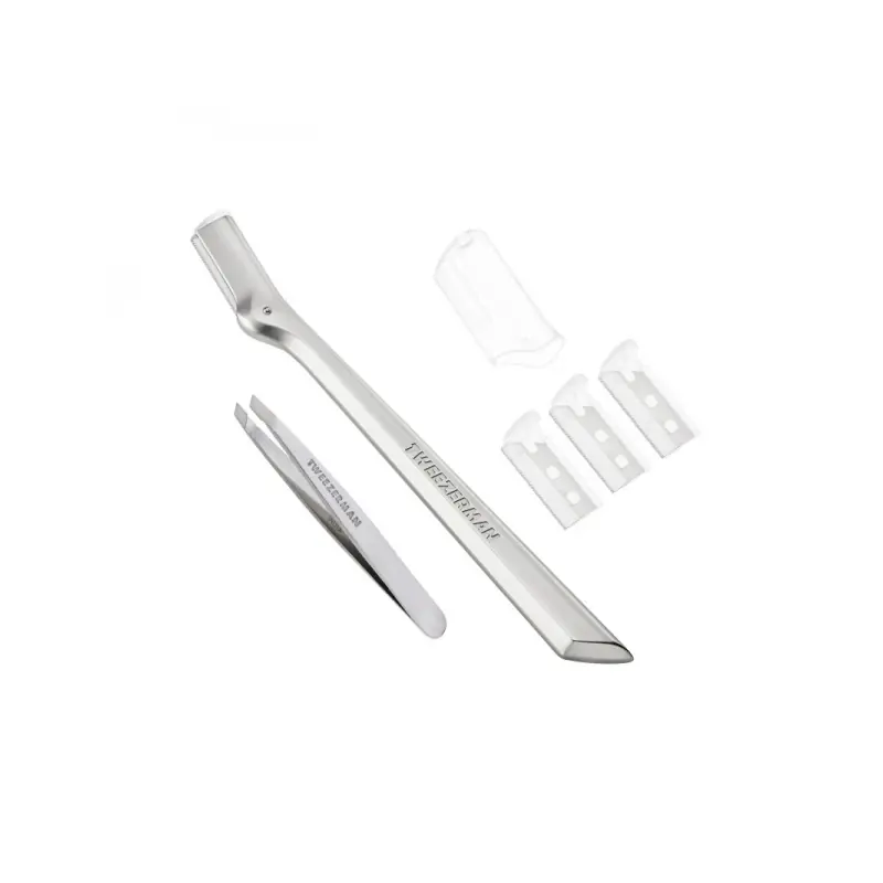 Paras Hinta Tweezerman Brow Razor and Mini Tweezer Set