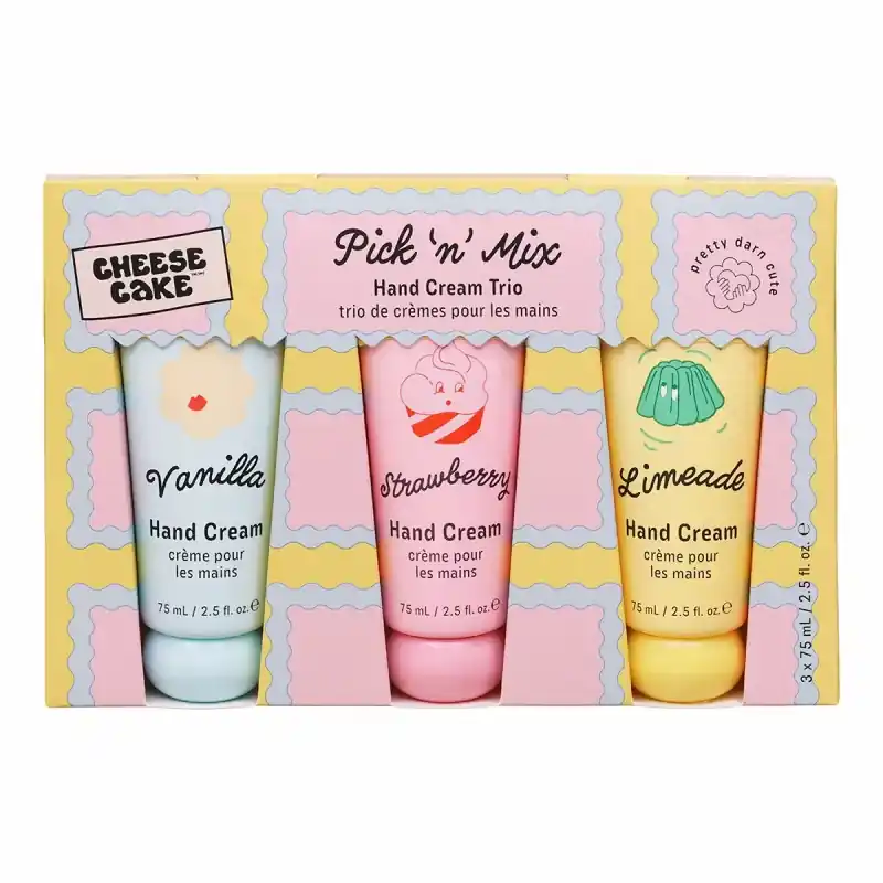 Cheesecake Hand Cream Set 3 x 75ml Kausialennus