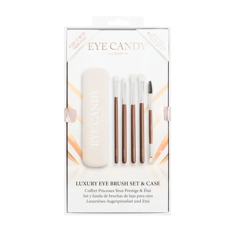 Superhinta Eye Candy Luxury Eye Brush Set & Case
