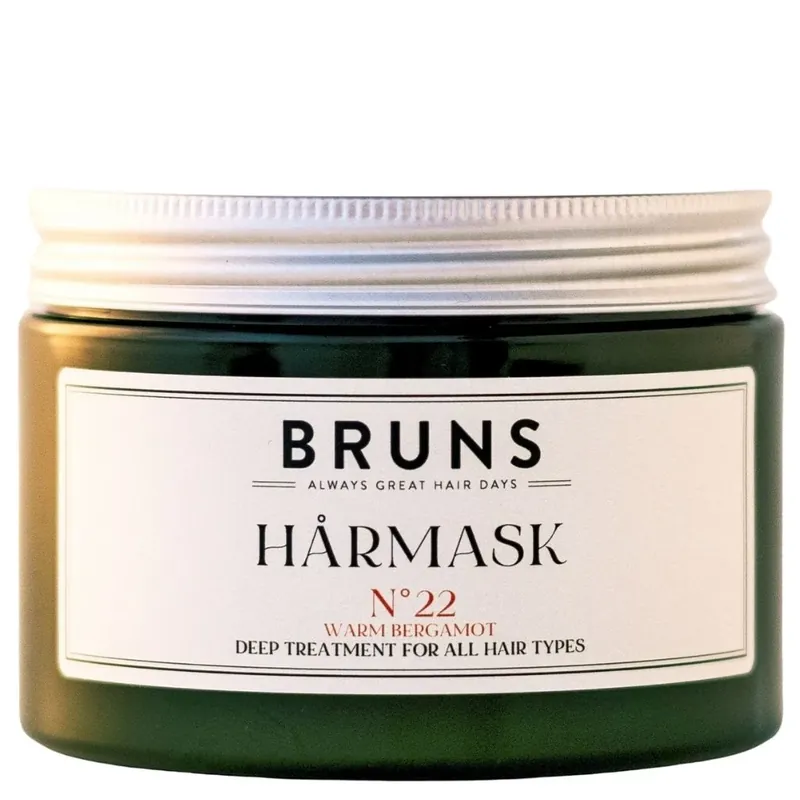 BRUNS Products Nr22 Warm Bergamot Hårmask Bergamotti Hiusnaamio 350ml Poisto